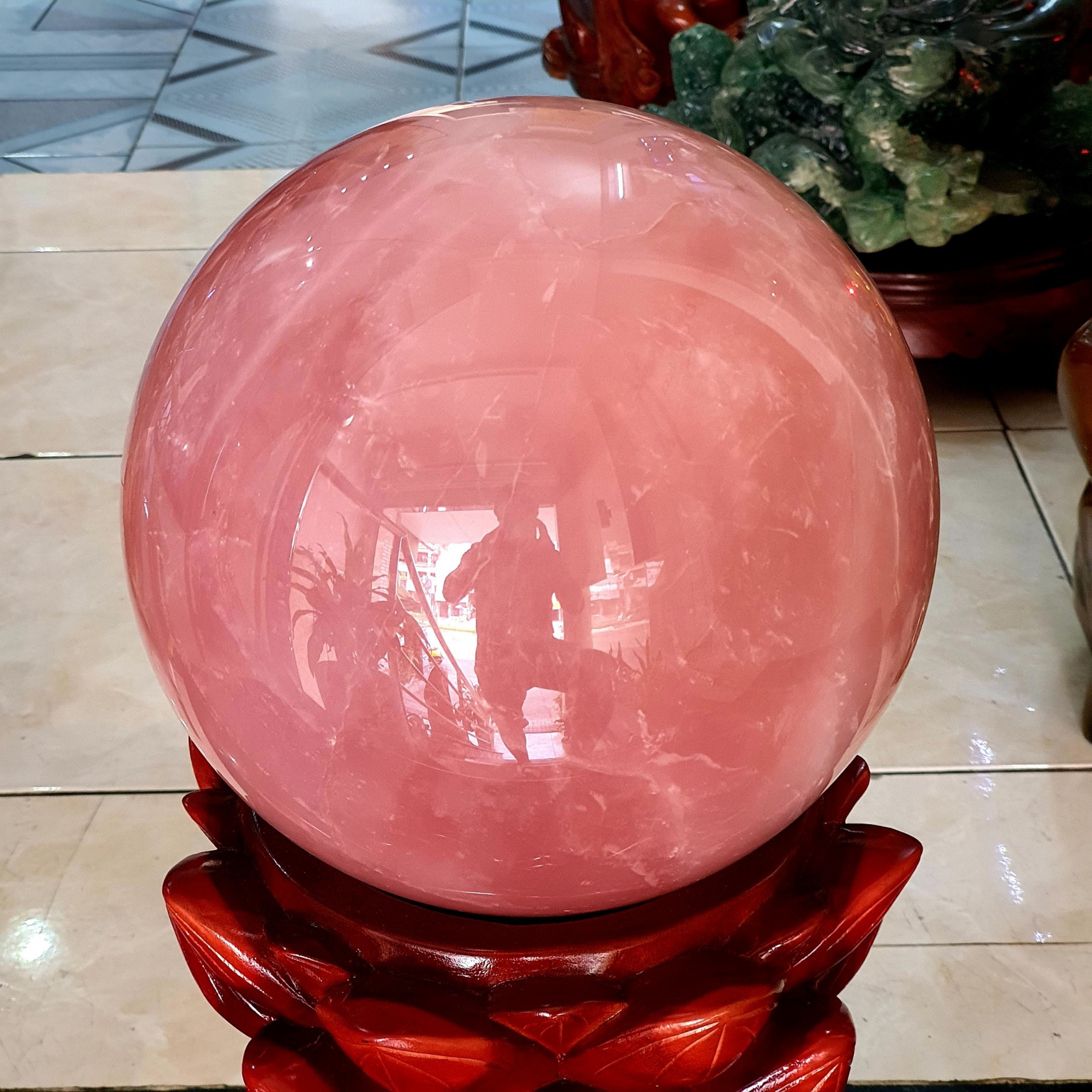 qua-cau-phong-thuy-da-thach-anh-hong-thien-nhien-duong-kinh-20cm-vip-bao-kiem-dinh-hop-menh-hoa-tho-qcct0026