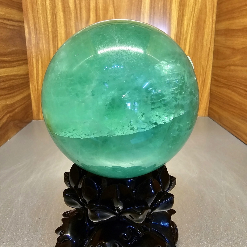 qua-cau-phong-thuy-xanh-la-da-fluorite-thien-nhien-dk88cm-hop-menh-moc-hoa-qcxl950