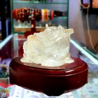 Cóc 3 Chân ( Thềm Thừ ) Đá Thạch Anh trắng Thiên Nhiên - CDCT0006