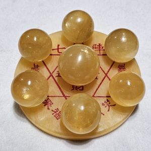 Bộ thất tinh trận bằng đá thạch ngọc hoàng long thiên nhiên - Hợp mệnh thổ, kim - TTT1232