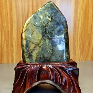 Đá xà cừ thiên nhiên (Hắc nguyệt quang) - Đá cảnh trưng bầy phong thủy - ĐXC110