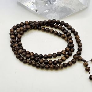 Tràng 108 hạt trầm hương indo núi rừng thiên nhiên cận chìm cao cấp 6ly - VTTH1018