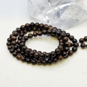 Tràng 108 hạt trầm hương indo núi rừng thiên nhiên cận chìm cao cấp 8ly - VTTH1021