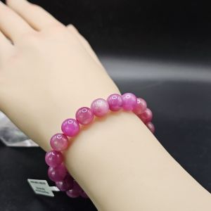 Vòng Tay Phong Thủy Đá Ruby sao Thiên Nhiên Size Hạt 9ly - VRB1244