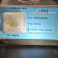Mặt đá quý Opal thiên nhiên - Đã kiểm định - OP237