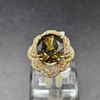 Nhẫn vàng nữ đá Sapphire thiên nhiên cao cấp - NVDQ1126