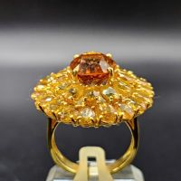 Nhẫn vàng nữ đá Sapphire thiên nhiên cao cấp - NVDQ147