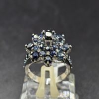 Nhẫn vàng nữ đá Sapphire thiên nhiên cao cấp - NVDQ530