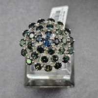 Nhẫn vàng nữ đá Sapphire thiên nhiên cao cấp - NVDQ524