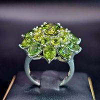 Nhẫn vàng nữ đá Sapphire thiên nhiên cao cấp - NVDQ1231