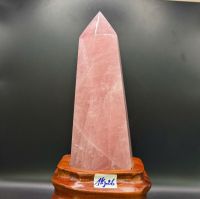 Trụ đá Thạch Anh Hồng thiên nhiên loại A hợp mệnh Hỏa, Thổ - TĐTA1238