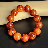 Vòng tay phong thủy gỗ huyết rồng ( huyết long ) rừng thiên nhiên size 18ly - GHL1154