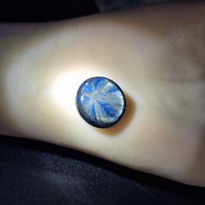 Mặt đá quý Sapphire xanh sao hoa thị cao cấp - SP345