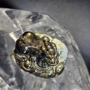 Tượng Tỳ Hưu phong thủy đá Sapphire sao (VIP) - TH1024