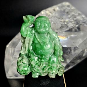 Tượng Phật Di Lặc đá quý Ngọc Cẩm Thạch Type A - DL1048