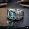 mat-da-quy-tourmaline-xanh-lam-neon-tu-nhien-trong-luong-26ct-tp1228 - ảnh nhỏ 5