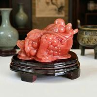 Cóc 3 Chân ( Thiềm Thừ ) Đá Núi Lửa Đỏ Thiên Nhiên Cho Gia Chủ Mệnh Hỏa, Thổ - TTCT312