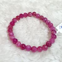 Vòng Tay Đá Ruby Thái Mài GiácThiên Nhiên 6li - VTCT0019
