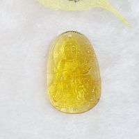 Bản mệnh Phổ Hiền Đá Lưu Ly Vàng Thiên Nhiên Độ Mệnh Cho Người Tuổi Thìn, Tỵ - PHM0053