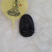 Bản mệnh Bất Động Minh Vương Đá Obisian Đen Thiên Nhiên Độ Mệnh Cho Người Tuổi Dậu - PHM0088