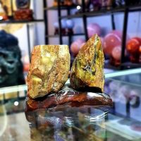 Cặp đôi gỗ hóa thạch thiên nhiên -  DTBCT0028