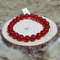 Vòng Tay Phong Thủy Đá Mã Nảo Đỏ Thiên Nhiên Cho Người Mệnh Hỏa Thổ Size 8ly - VTMNCT0001