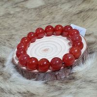 Vòng Tay Phong Thủy Đá Mã Nảo Đỏ Thiên Nhiên Cho Người Mệnh Hỏa Thổ Size 12ly - VTMNCT0003