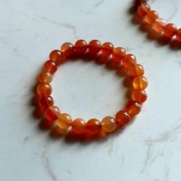 Vòng Tay Đá Mã Nảo Đỏ Cam 8li - MNDS003