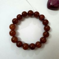 Vòng Tay Đá Thạch Anh Tóc Đỏ Thiên Nhiên Size 12li ( Đẹp ) - Hợp Mệnh Hỏa Thổ - TATĐ139