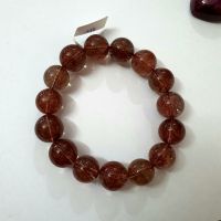 Vòng Tay Đá Thạch Anh Tóc Đỏ Thiên Nhiên Size 14li ( Vip ) - Hợp Mệnh Hỏa Thổ - TATĐ148