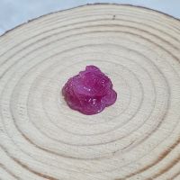 Mặt Thiềm Thừ ( Cóc 3 Chân ) Phong Thủy Đá Ruby Thiên Nhiên Bao Kiểm Định - ĐRB122