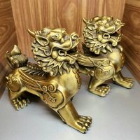 Cặp tỳ hưu thiên lộc đồ đồng phong thủy chiêu tài - ĐĐPT1046