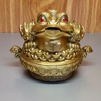 Cóc 3 Chân ( Thiềm Thừ ) đồ đồng phong thủy tụ bảo chiêu tài - ĐĐPT1128