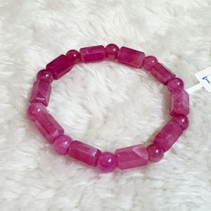 Vòng Tay Đá Ruby Hạt Trúc Thiên Nhiên 9li - VTCT0048